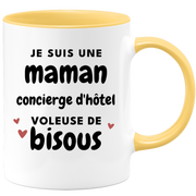 quotedazur - Mug I'm A Hotel Concierge Mom Kisses Stealer - Original Mother's Day Gift - Gift Idea For Mom Birthday - Gift For Future Mom Birth