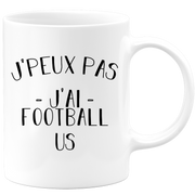 quotedazur - Mug Je Peux Pas J'ai Football us - Cadeau Humour Sport - Idée Cadeau Original - Tasse Football us - Idéal Pour Anniversaire Ou Noël