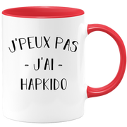 quotedazur - Mug Je Peux Pas J'ai Hapkido - Cadeau Humour Sport - Idée Cadeau Original - Tasse Hapkido - Idéal Pour Anniversaire Ou Noël