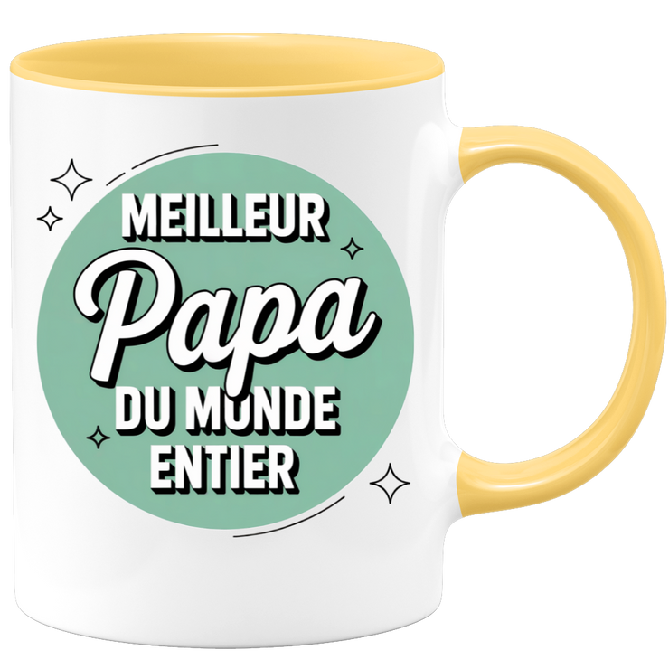 Mug meilleur papa du monde entier
