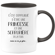 Princess Locksmith Mug - Women's Gift for Locksmith Funny Humor Ideal for Colleague Birthday