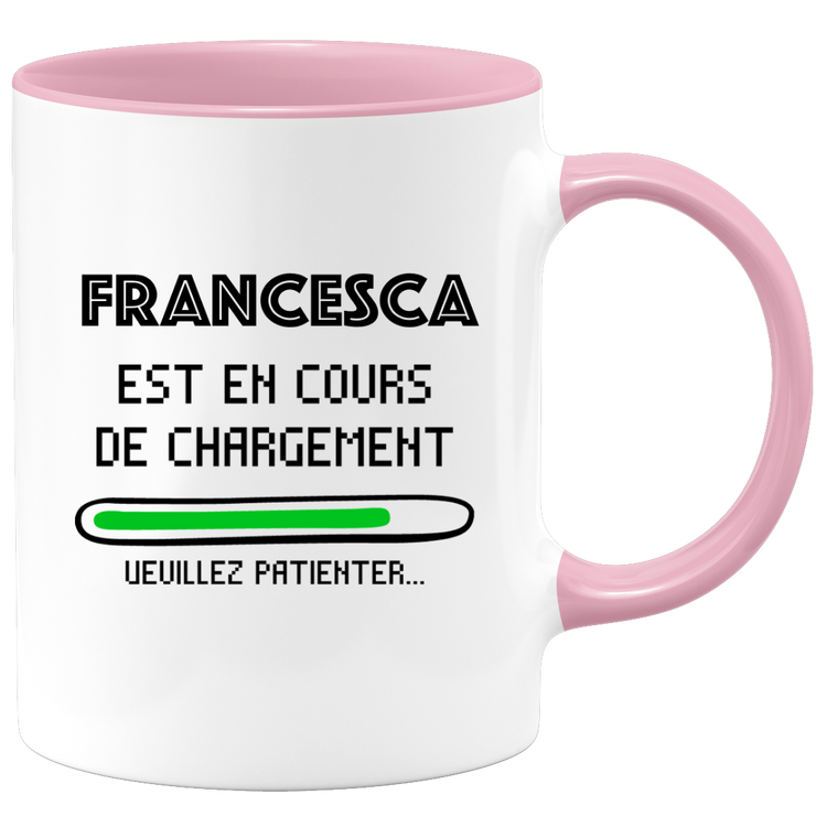 Francesca Mug Is Loading Please Wait - Personalized Francesca First Name Woman Gift