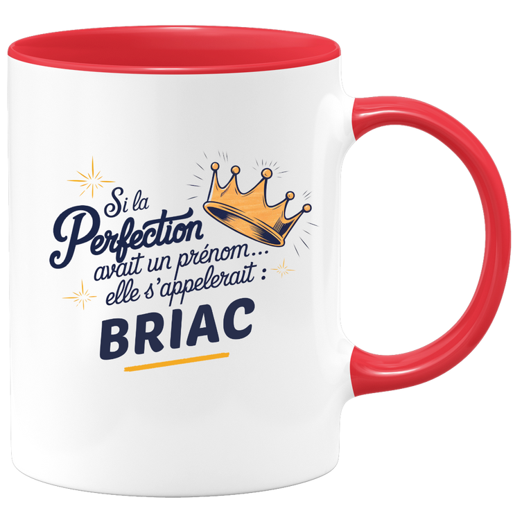 Mug Si la perfection avait un prénom… elle s’appellerait : Briac