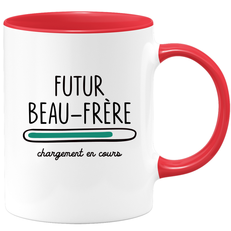 quotedazur - Mug Futur Beau Frère Idéal pour Cadeau d'Annonce de Mariage, Engagement, Fiançailles