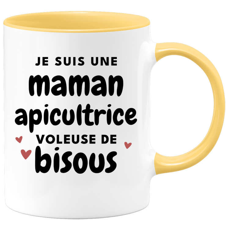 quotedazur - Mug I am a kiss-stealing beekeeper mom - Original Mother's Day Gift - Gift Idea For Mom Birthday - Gift For Future Mom Birth