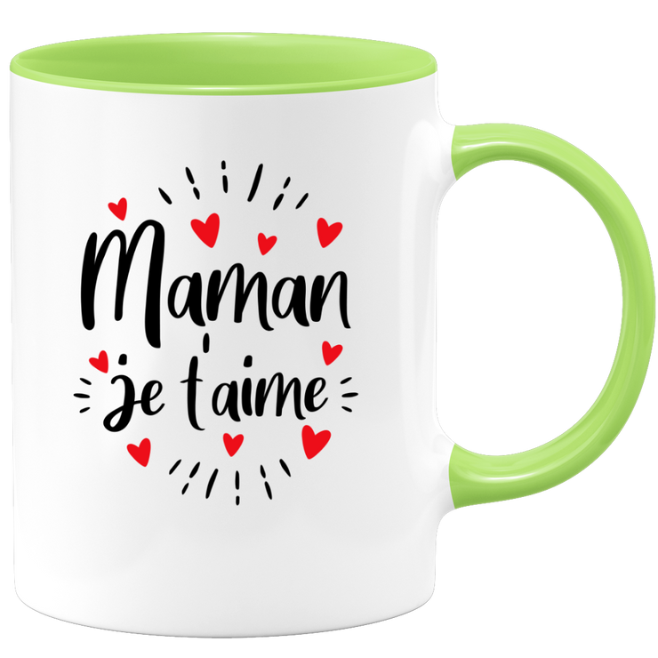 quotedazur - I Love You Mom Mug - Original Mom Gift - Gift Idea For Mom Birthday - Gift For Young Or Future Mom Following A Birth