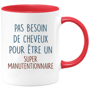 Mug pas besoin de cheveux pour être un super Manutentionnaire