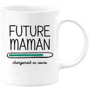 quotedazur - Mug Future Maman 2024 Chargement En Cours - Cadeau Future Mère - Surprise Annonce Grossesse Garçon/Fille Naissance Bébé Maman