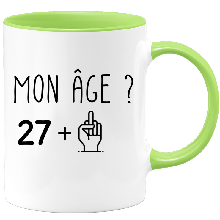 quotedazur - Mug Idée Cadeau 28 ans Homme Femme - Cadeau Anniversaire 28 Ans - Idée Cadeau Original, Humour, Drôle, Rigolo, Fun - Mug Tasse Café Thé Pas Cher