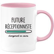Future receptionist mug loading - gift for future receptionists