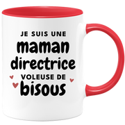 quotedazur - Mug I Am A Mum Director Stealing Kisses - Original Mother's Day Gift - Gift Idea For Mom Birthday - Gift For Future Mom Birth
