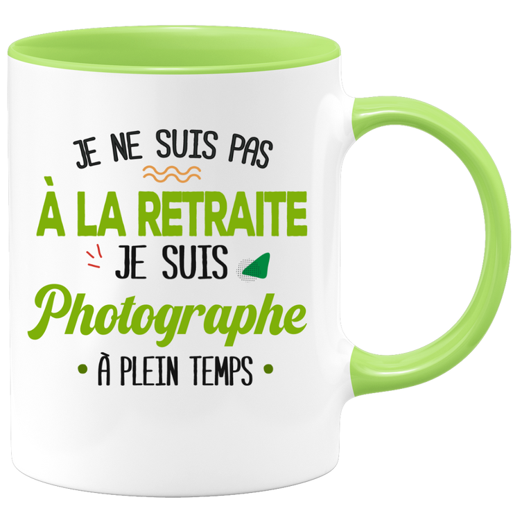 quotedazur - Mug Retraite Je Suis Photographe - Cadeau Humour Hobbies - Idée Cadeau Retraite Original Photographie - Tasse Photographe - Départ Retraite Anniversaire Ou Noël