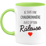 quotedazur - Mug Je Suis Une Chaudronnière Avec Option Râleuse - Cadeau Idéal Pour Chaudronnière - Cadeau Personnalisé Pour Femme - Cadeau Original Pour Anniversaire Ou Noël