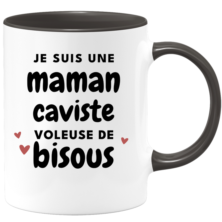 quotedazur - Mug I'm a kiss-stealing mum - Original Mother's Day Gift - Gift Idea For Mom's Birthday - Gift For Future Mom Birth