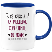 Mug ce gars a la meilleure Conjointe du monde (oui, elle m'a acheté ce mug)