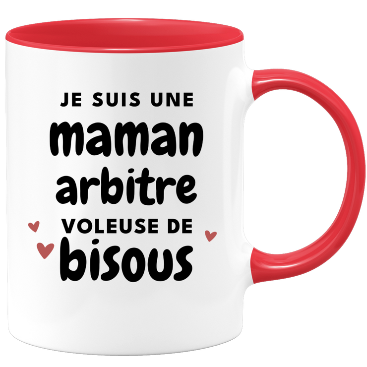 quotedazur - Mug I'm a Kiss-Stealing Mom Referee - Original Mother's Day Gift - Gift Idea For Mom's Birthday - Gift For Future Mom Birth