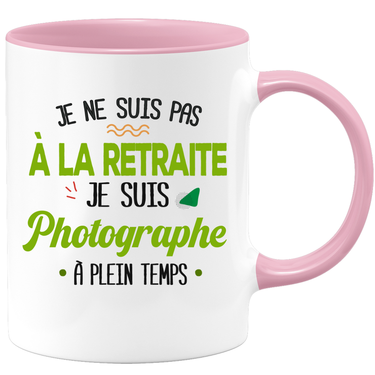 quotedazur - Mug Retraite Je Suis Photographe - Cadeau Humour Hobbies - Idée Cadeau Retraite Original Photographie - Tasse Photographe - Départ Retraite Anniversaire Ou Noël