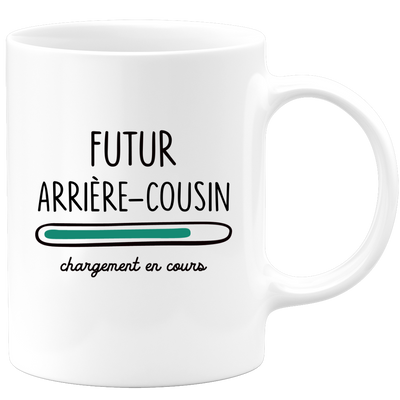 quotedazur - Mug Futur Arrière Cousin, Idée Cadeau Humoristique pour Annonce de Grossesse, Baby Shower, Famille