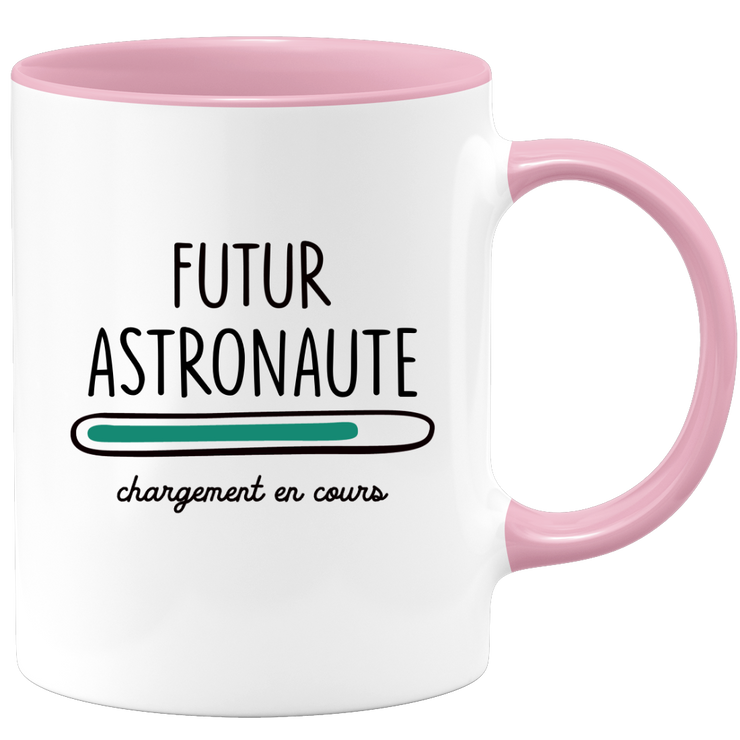 quotedazur - Mug Futur Astronaute Chargement En Cours - Cadeau Humour Métier Travail  - Idée Cadeau Astronaute Pot De Départ Chef Mutation - Tasse Cadeau Noël Bureau