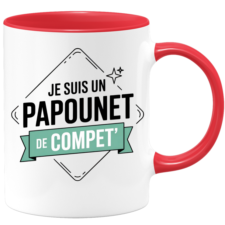 Mug je suis un papounet de compet
