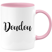 quotedazur - Mug Doudou Bisous - Idée Cadeau Couple Amour Femme ou Homme Pour La Saint Valentin, Anniversaire Ou Noël