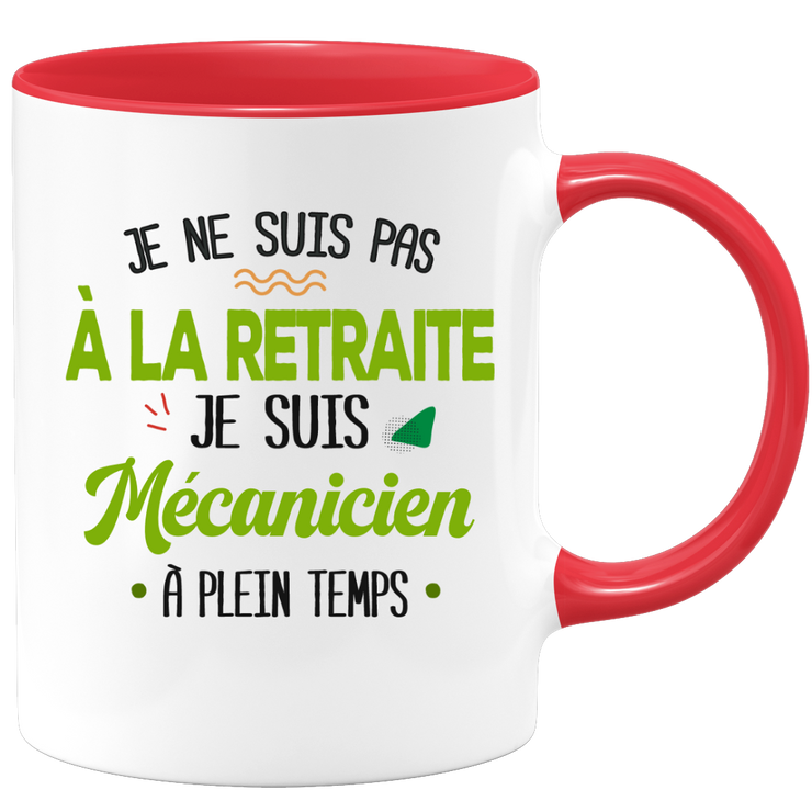 quotedazur - Mug Retraite Je Suis Mécanicien - Cadeau Humour Hobbies - Idée Cadeau Retraite Original Mécanique - Tasse Mécanicien - Départ Retraite Anniversaire Ou Noël