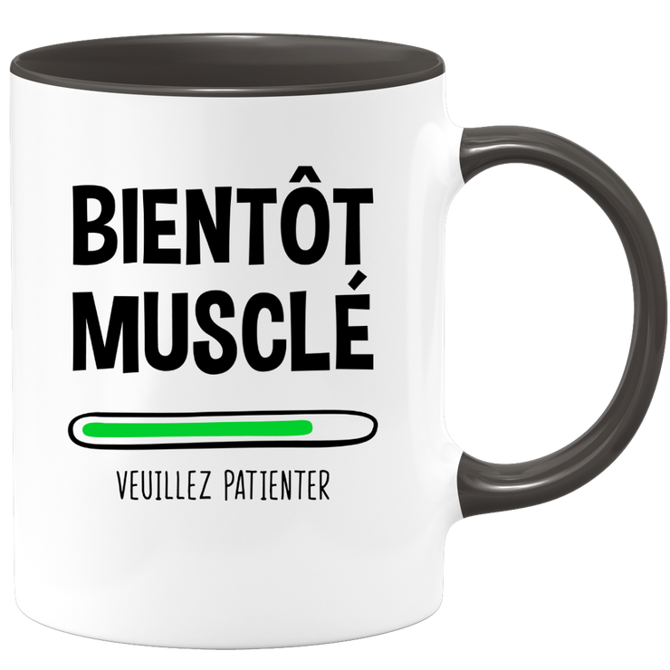 Muscle soon mug please wait - sport bodybuilding humor gift