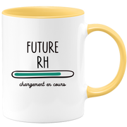 quotedazur - Mug Future Rh Chargement En Cours - Cadeau Humour Promotion Travail - Idée Cadeau Départ Collègue - Tasse Chef Rh - Idéal Pour Noël Au Bureau