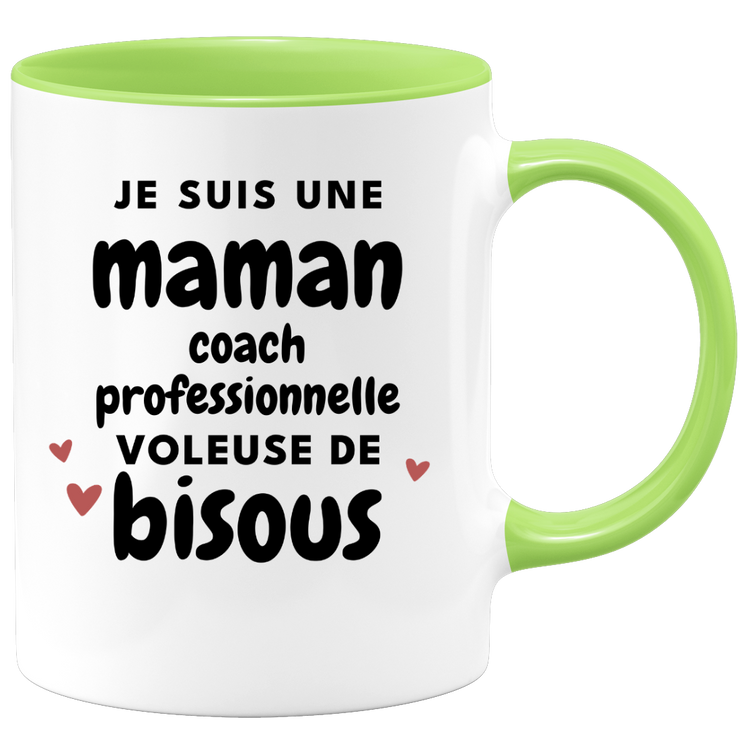 quotedazur - Mug I'm A Professional Coach Mom Thief Of Kisses - Original Mother's Day Gift - Gift Idea For Mom Birthday - Gift For Future Mom Birth