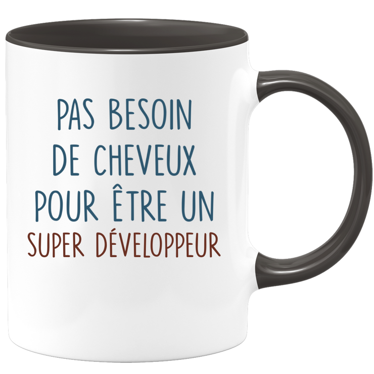 Mug pas besoin de cheveux pour être un super Développeur