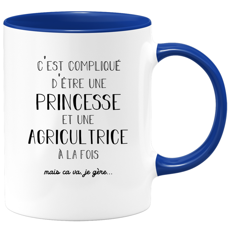 Princess Farmer Mug - Women's Gift for Farmer Funny Humor Ideal for Colleague Birthday