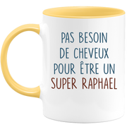 Mug pas besoin de cheveux pour être un super Raphael