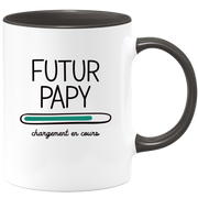 quotedazur - Mug Futur Papy 2025 Chargement En Cours - Cadeau Futur Grand-Père - Surprise Annonce Grossesse Garçon/Fille Naissance Bébé
