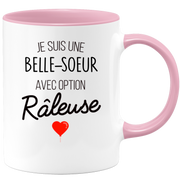 quotedazur - Mug Je Suis Une Belle-Soeur Avec Option Râleuse - Cadeau Idéal Pour Belle-Soeur - Cadeau Personnalisé Pour Femme - Cadeau Original Pour Anniversaire Ou Noël