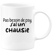 quotedazur - Mug No Need For Psy I Have A Chausie - Cat Humor Gift - Original Mug Animals Christmas Birthday Gift