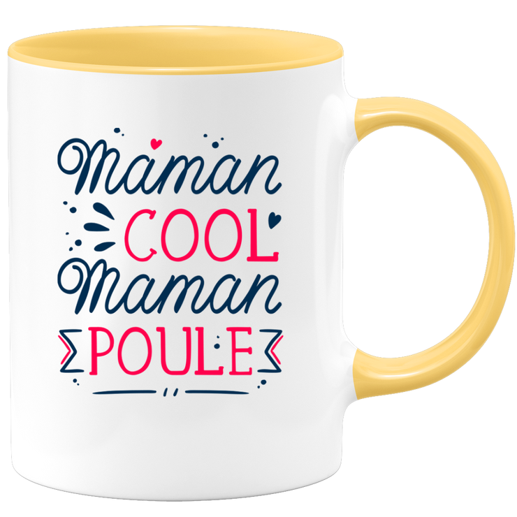 quotedazur - Hen Mum Mug - Original Mum Gift - Gift Idea For Mum Birthday - Gift For Young Or Future Mum Following A Birth