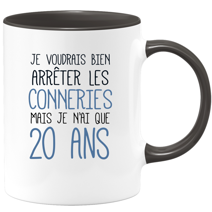 Funny funny 20th birthday mug - 20th birthday gift mug Man Woman Humor Original