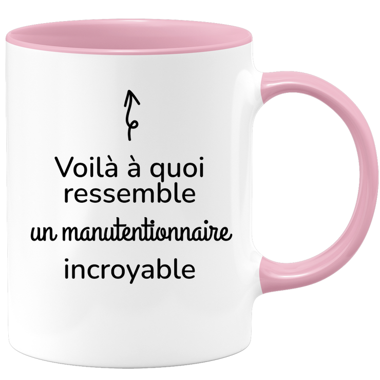 quotedazur - Mug Voilà à Quoi Ressemble Un Manutentionnaire Incroyable - Cadeau Manutentionnaire - Idée Cadeau Anniversaire - Idée Pour Une Attention Originale Manutentionnaire