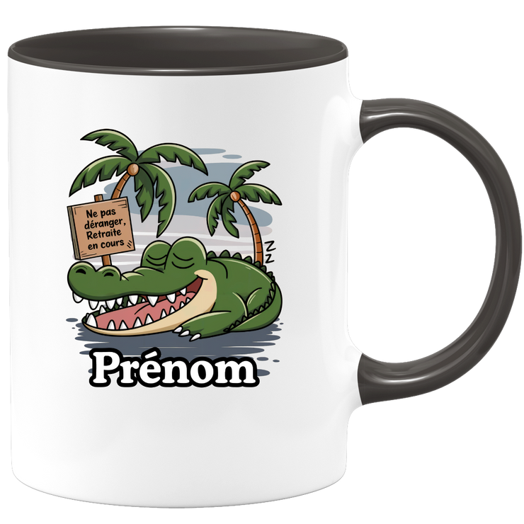 Mug Retraite en cours ne pas déranger - Personnalisable Ajoutez un Prénom