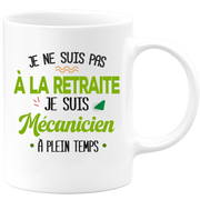 quotedazur - Mug Retraite Je Suis Mécanicien - Cadeau Humour Hobbies - Idée Cadeau Retraite Original Mécanique - Tasse Mécanicien - Départ Retraite Anniversaire Ou Noël