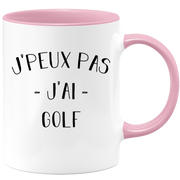quotedazur - Mug Je Peux Pas J'ai Golf - Cadeau Humour Sport - Idée Cadeau Original - Tasse Golf - Idéal Pour Anniversaire Ou Noël