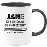 Mug Jane Is Loading Please Wait - Personalized Jane First Name Woman Gift