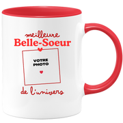 Mug Meilleure Belle-soeur de l'univers - Mug personnalisé avec photo famille