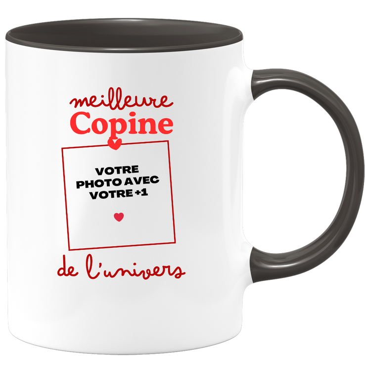 Mug Meilleure Copine de l'univers - Mug personnalisé avec photo couple