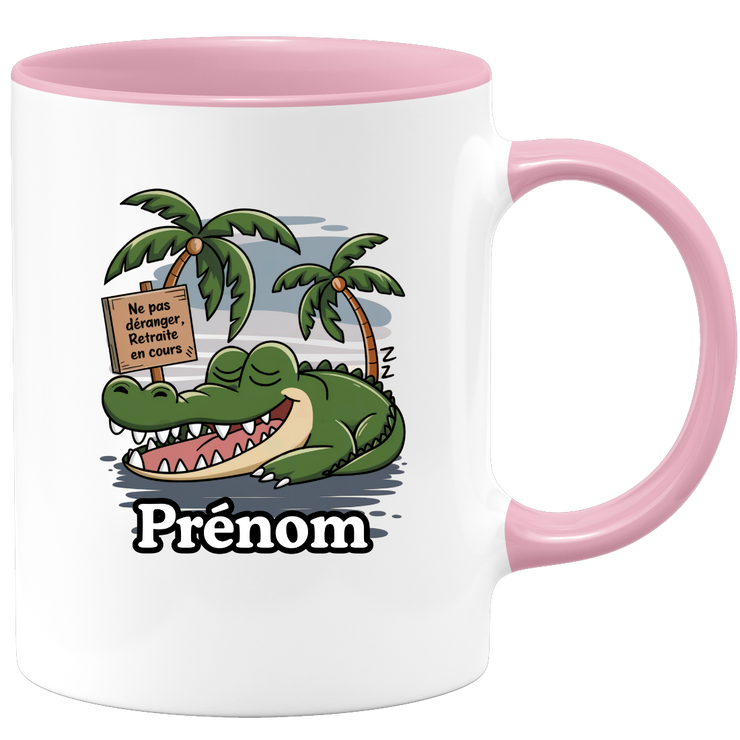 Mug Retraite en cours ne pas déranger - Personnalisable Ajoutez un Prénom