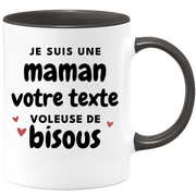 Mug personnalisable Maman voleuse de bisous - métier passion