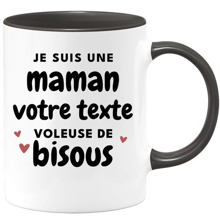 Mug personnalisable Maman voleuse de bisous - métier passion