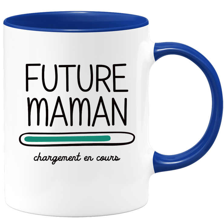 quotedazur - Mug Future Maman 2024 Chargement En Cours - Cadeau Future Mère - Surprise Annonce Grossesse Garçon/Fille Naissance Bébé Maman