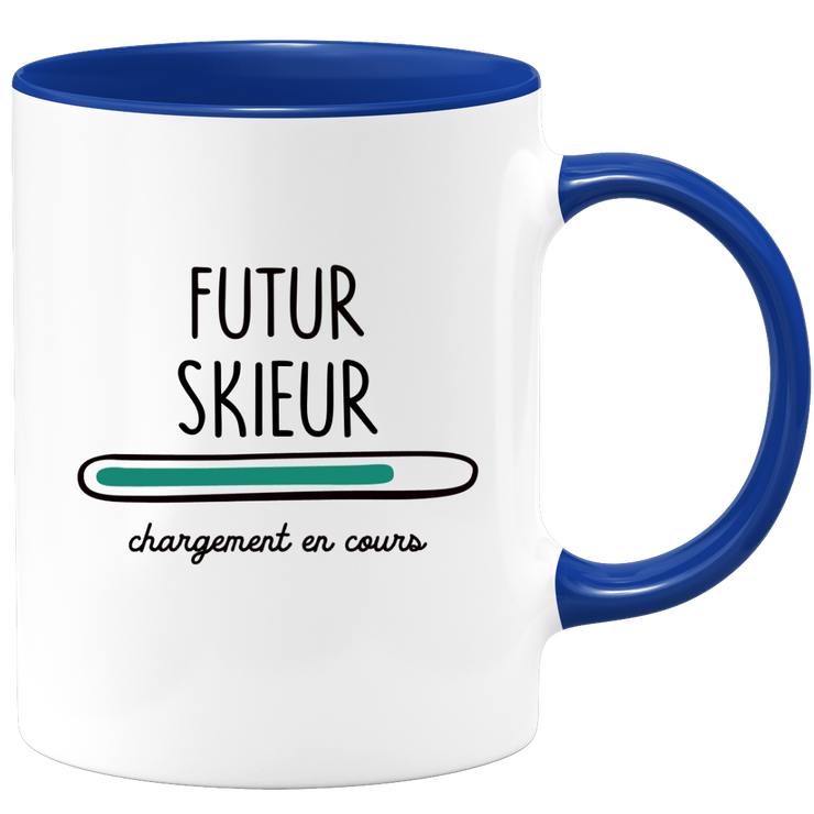 quotedazur - Mug Futur Skieur, Idée Cadeau Parfaite Pour Passionnés de Ski, Anniversaires, Noël