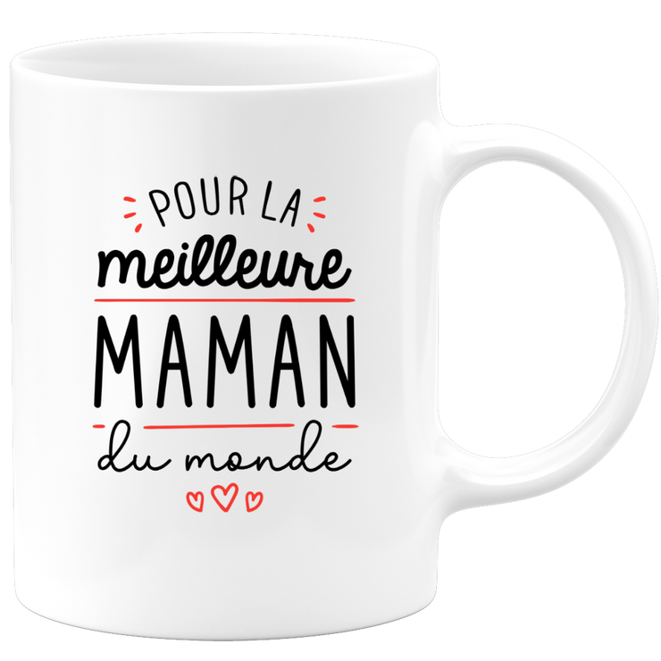 quotedazur - World's Best Mum Mug - Original Mum Gift - Gift Idea For Mum Birthday - Gift For Young Or Future Mum Following A Birth
